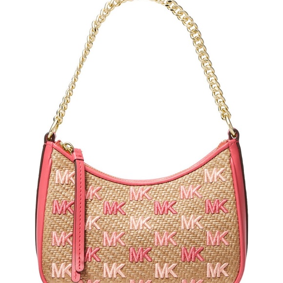 ❌SOLD❌RT-NWT Michael Kors Logo Jet Set Small Chain Shoulder Bag - Picture 5 of 8